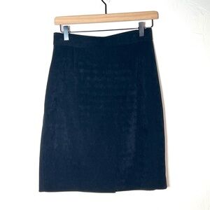 Amanda Smith black a line skirt size 10 petite B176